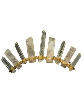 Gold Crystal Hair Comb